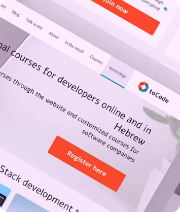 TOCode learning platform case study preview