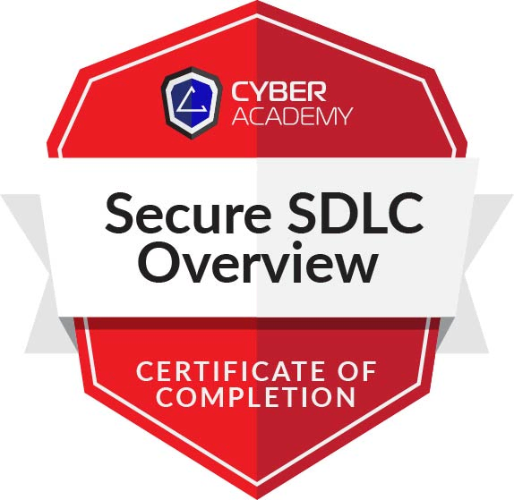 Secure SDLC certification badge