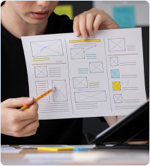 Design and wireframing mockups