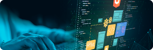 Custom Software Development - custom software service illustration