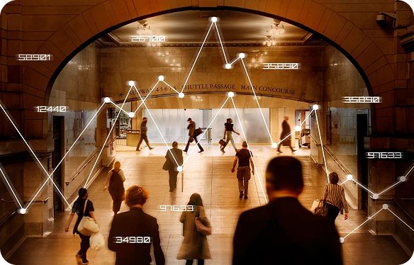 Data-driven insights for shops and city halls - data driven service illustration