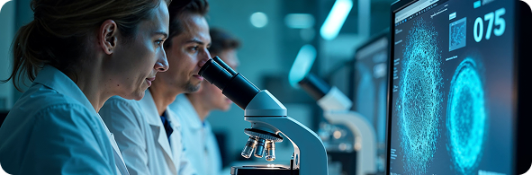 Healthcare & Biotech - healthcare biotech service illustration