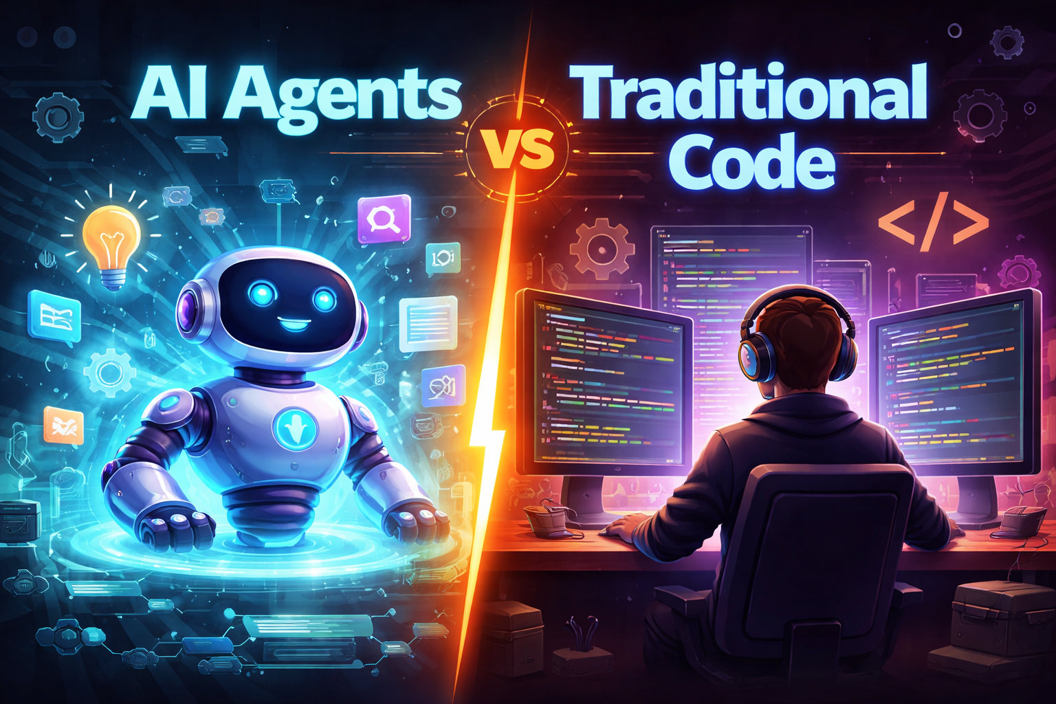 AI Agents vs Traditional Code